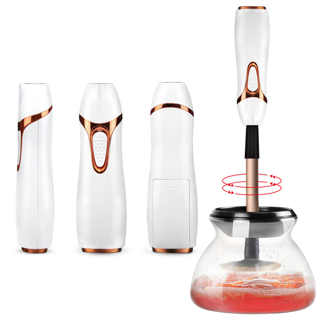 AURORA™ – The solution for clean makeup brushes in seconds · Goodbye dirt and pimples