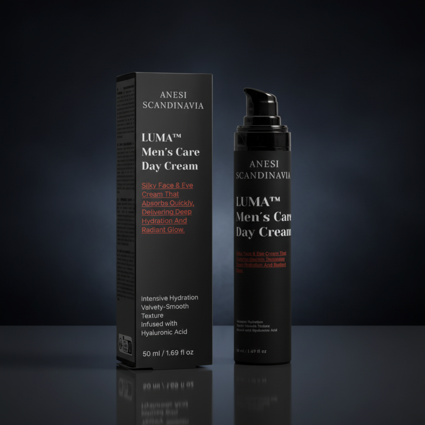 LUMA™ Ανδρική Κρέμα Ενυδάτωσης Προσώπου & Ματιών — Ενυδάτωση, Ενέργεια & Προστασία