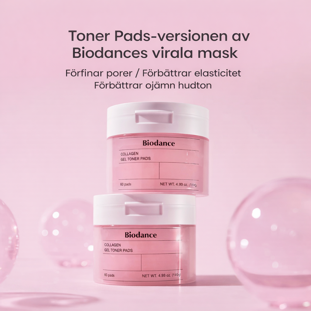 BIODANCE™ Collagen Gel Toner Pads (60 pads) — Immediate hydration, firmness & clearer skin in one step