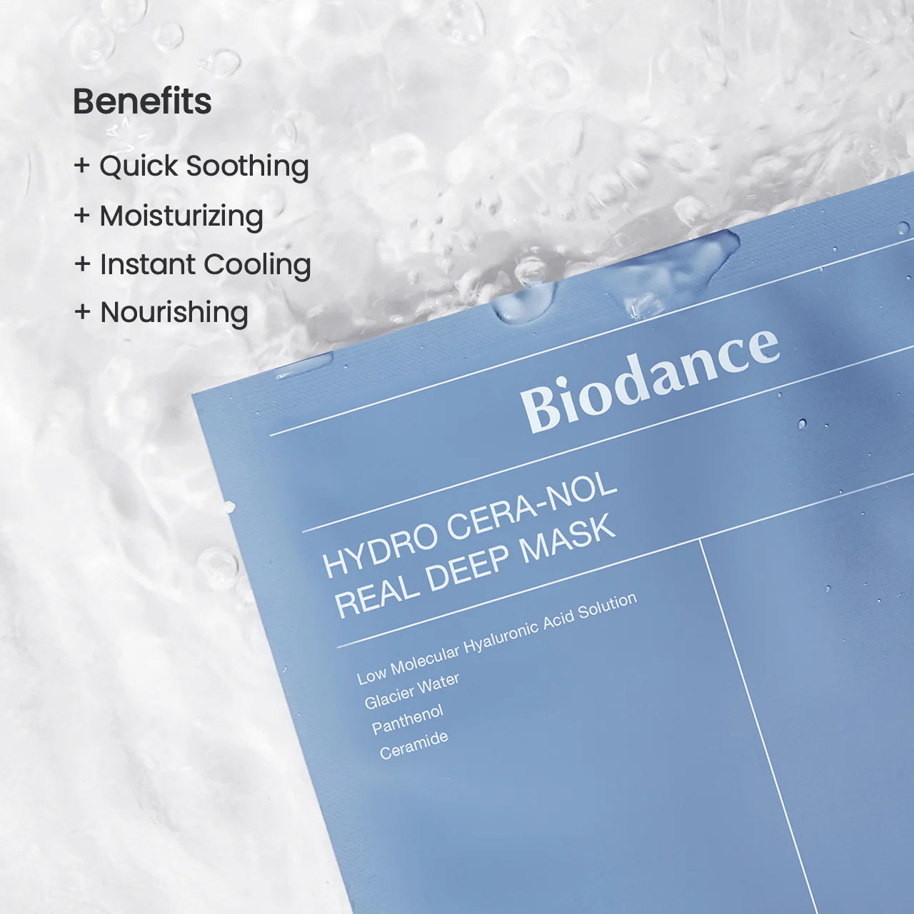 BIODANCE™ Μάσκα Hydro Cera-nol Real Deep Mask — Βαθιά Ενυδάτωση & Επανόρθωση Φραγμού · Μάσκα προσώπου K-Beauty