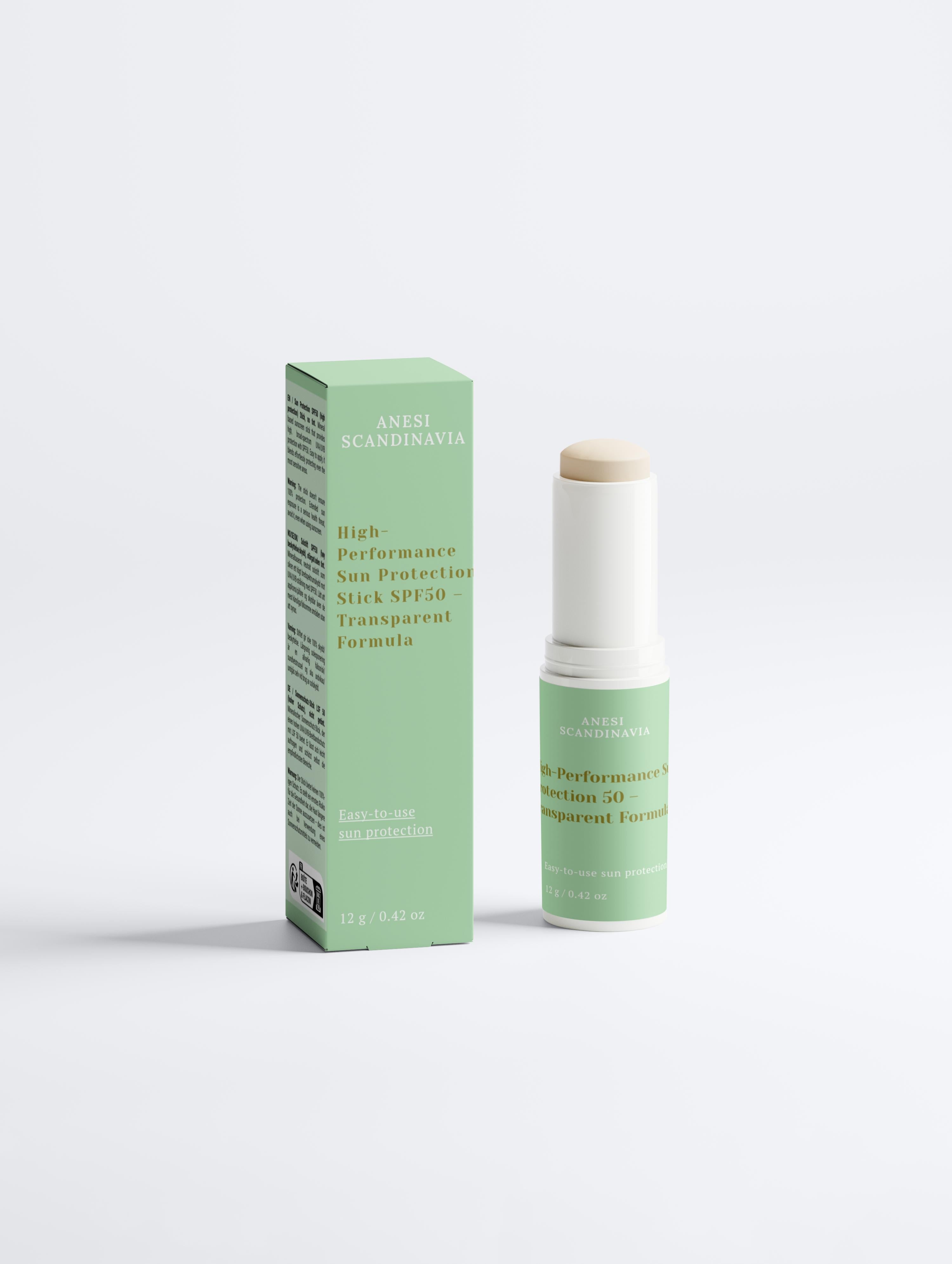 ANESI SCANDINAVIA™ Sunscreen Stick SPF50 — Invisible Mineral Protection for All Skin Types