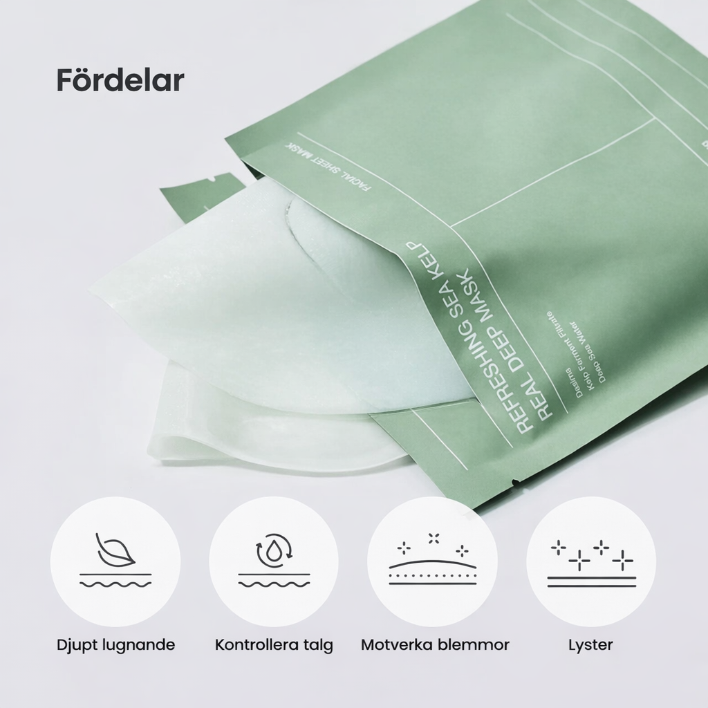 BIODANCE™ – Hydrogel Face Mask with 10% Fermented Algae Soothing · Balancing · Deeply Hydrating · K-Beauty Face Mask