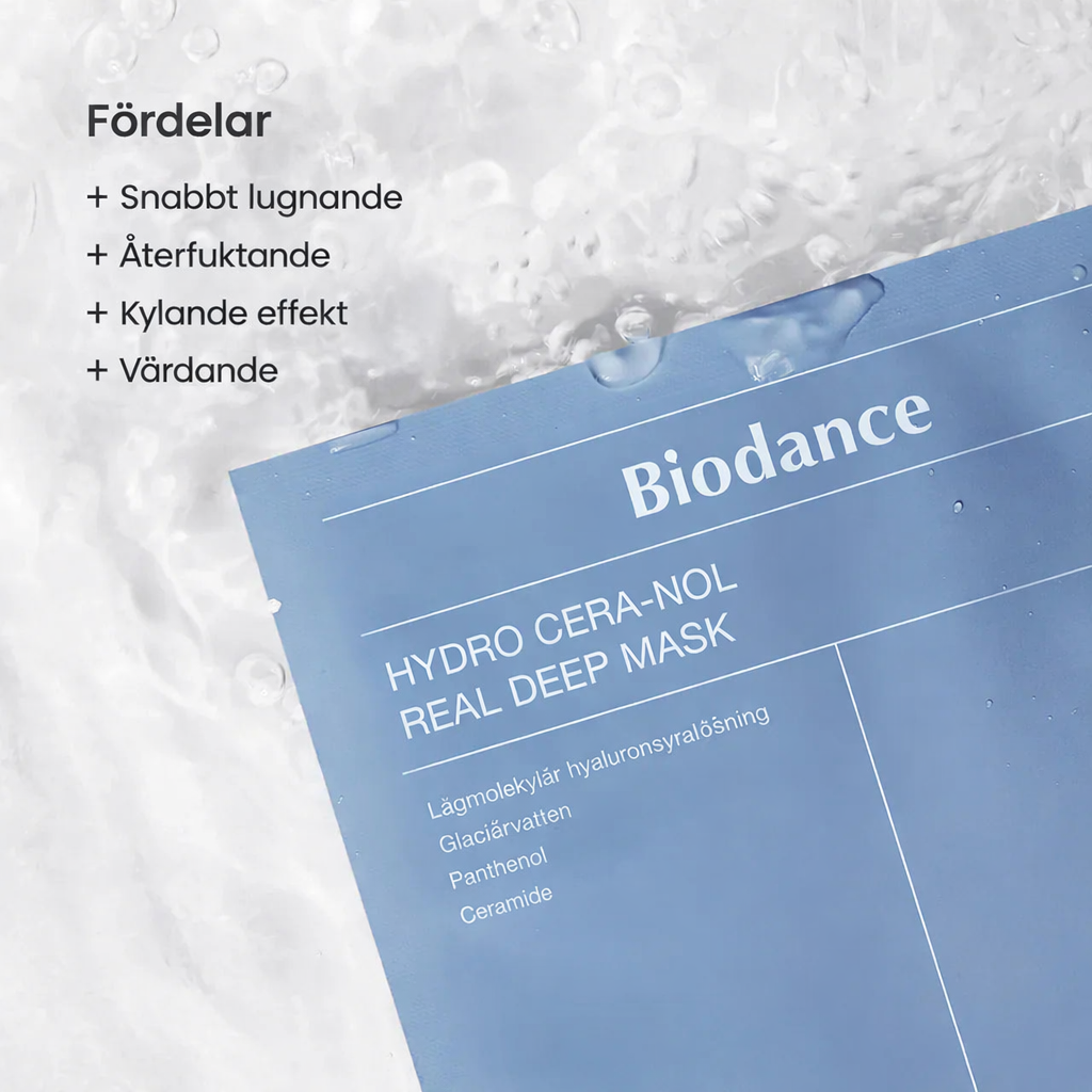 BIODANCE™ Hydro Cera-nol Real Deep Mask — Deep Hydration & Skin Barrier Repair · K-Beauty Face Mask