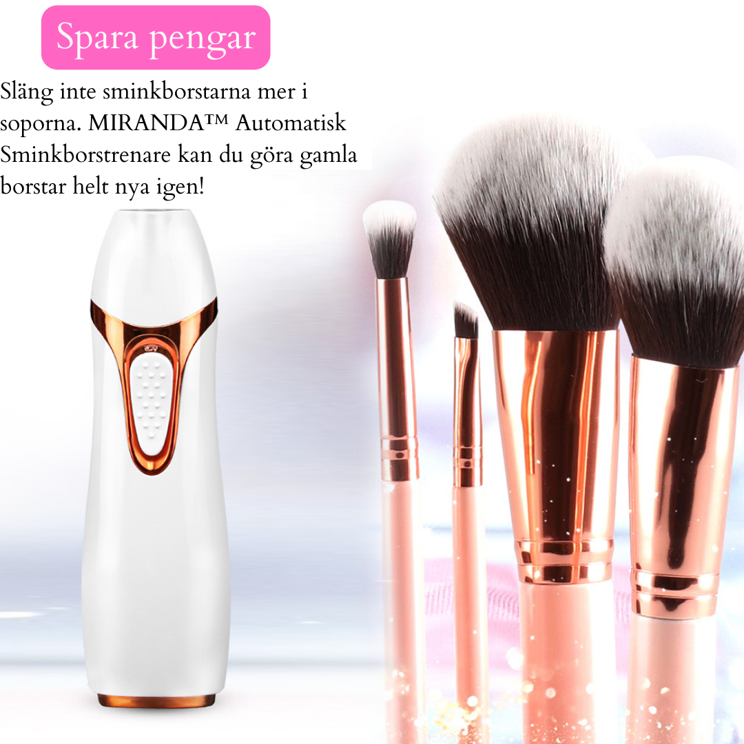 AURORA™ – The solution for clean makeup brushes in seconds · Goodbye dirt and pimples