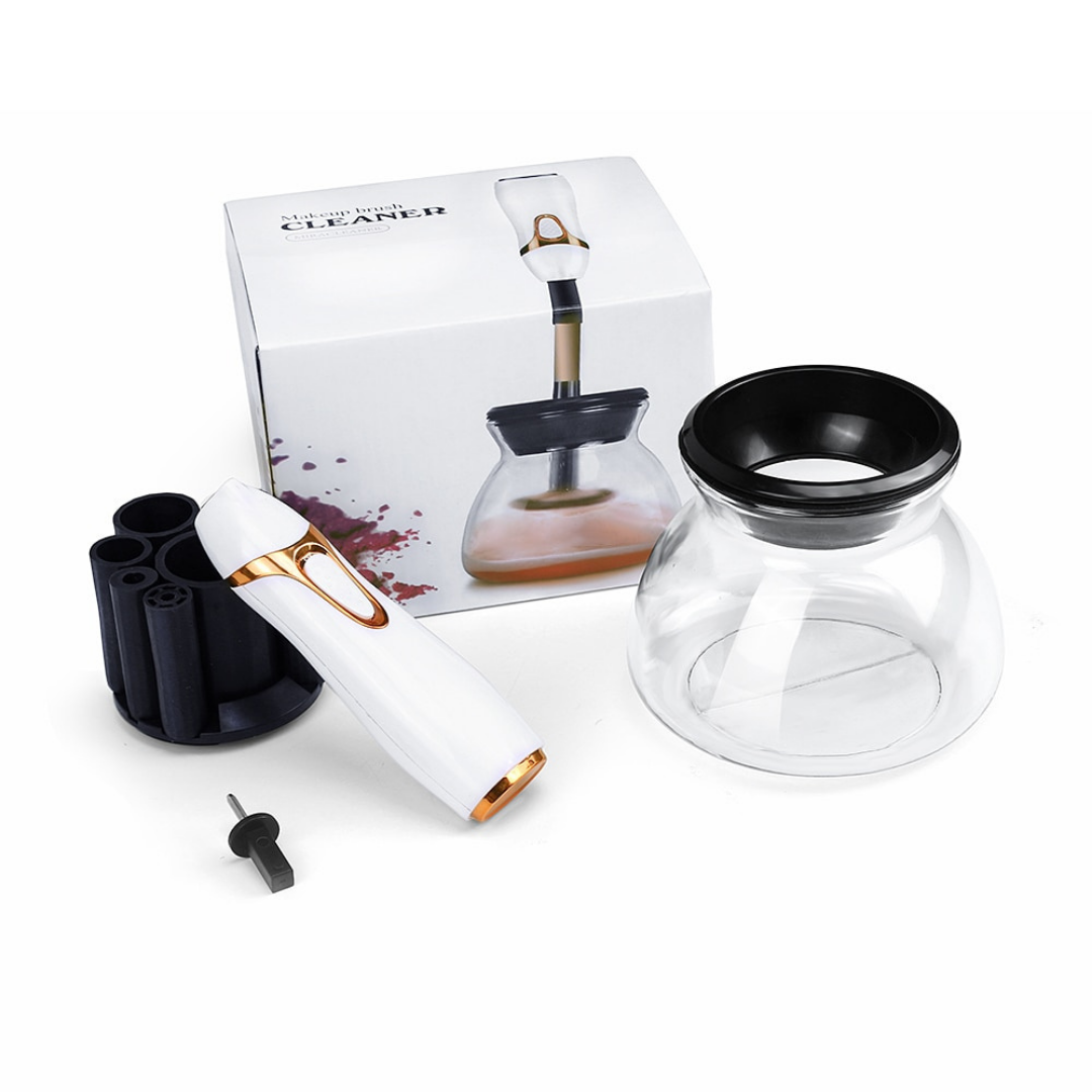 AURORA™ – The solution for clean makeup brushes in seconds · Goodbye dirt and pimples