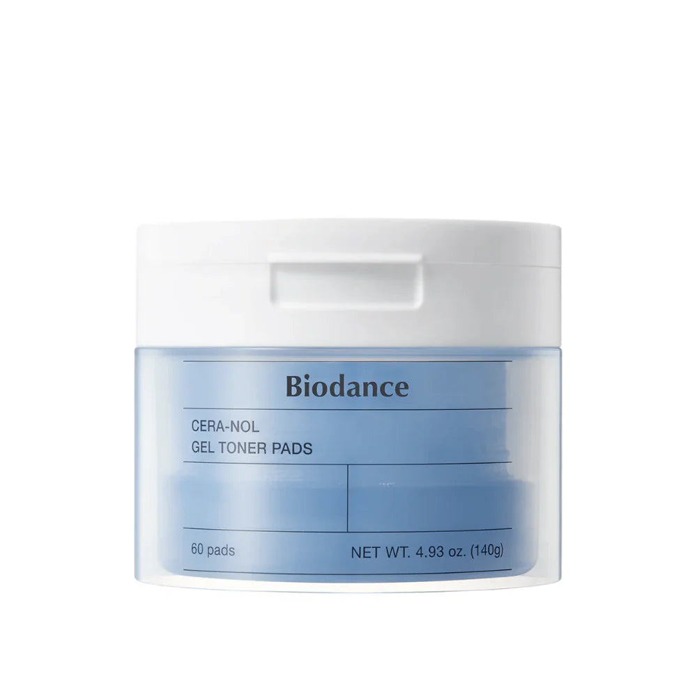 BIODANCE™ CERA-NOL Gel Toner Pads (60 pads) - Immediate Calm, Deep Hydration & Reinforced Skin Barrier