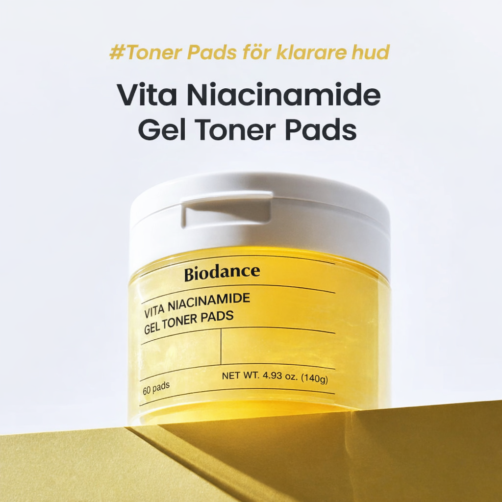 BIODANCE™ Vita Niacinamide Gel Toner Pads (60 pads) - Clearer skin, more even tone & fresh radiance — every day