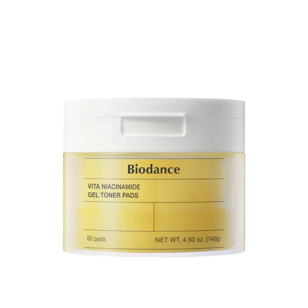 BIODANCE™ Vita Niacinamide Gel Toner Pads (60 pads) - Clearer skin, more even tone & fresh radiance — every day