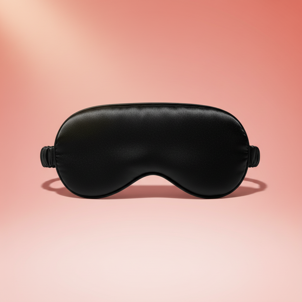 DELORA™ 100% Μάσκα Ύπνου από Μετάξι Μουλμπέρρυ — Πολυτελές Ρυθμιζόμενο Σετ για Βαθύ Ύπνο