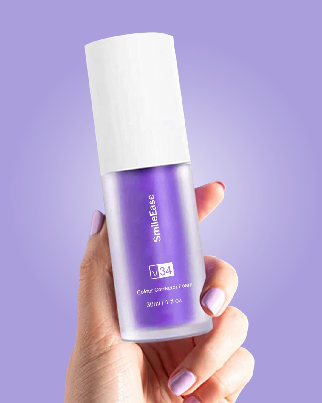 SmileEase V34™ – Color correction that Gives an Instantly Whiter & Brighter Smile